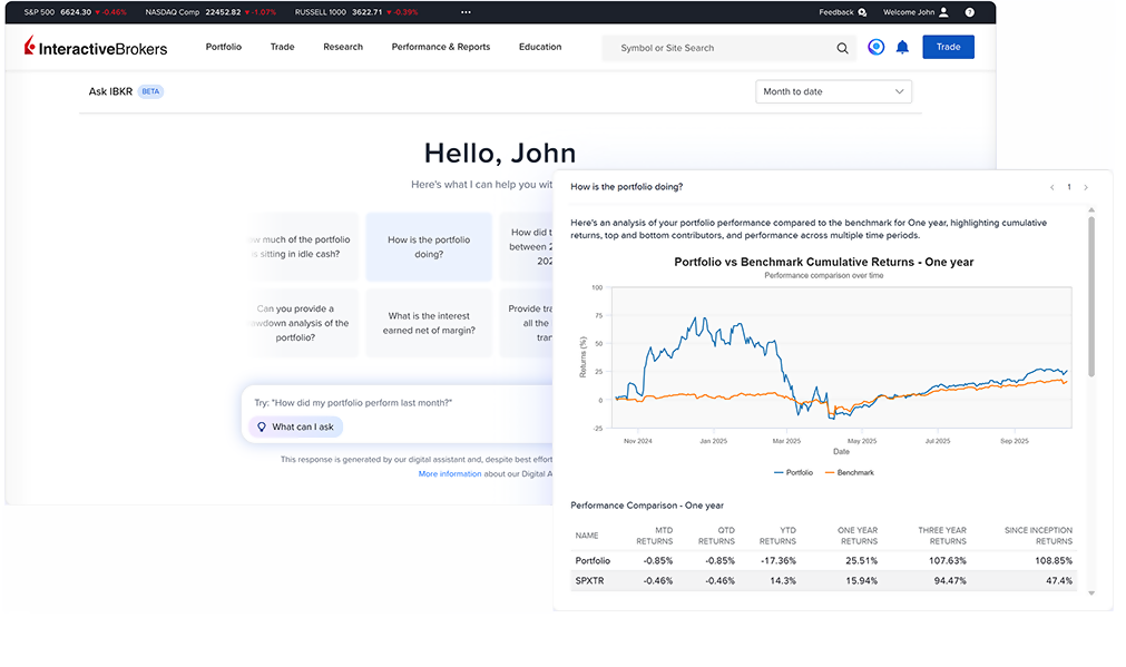Ask YMC - Interface in Client Portal